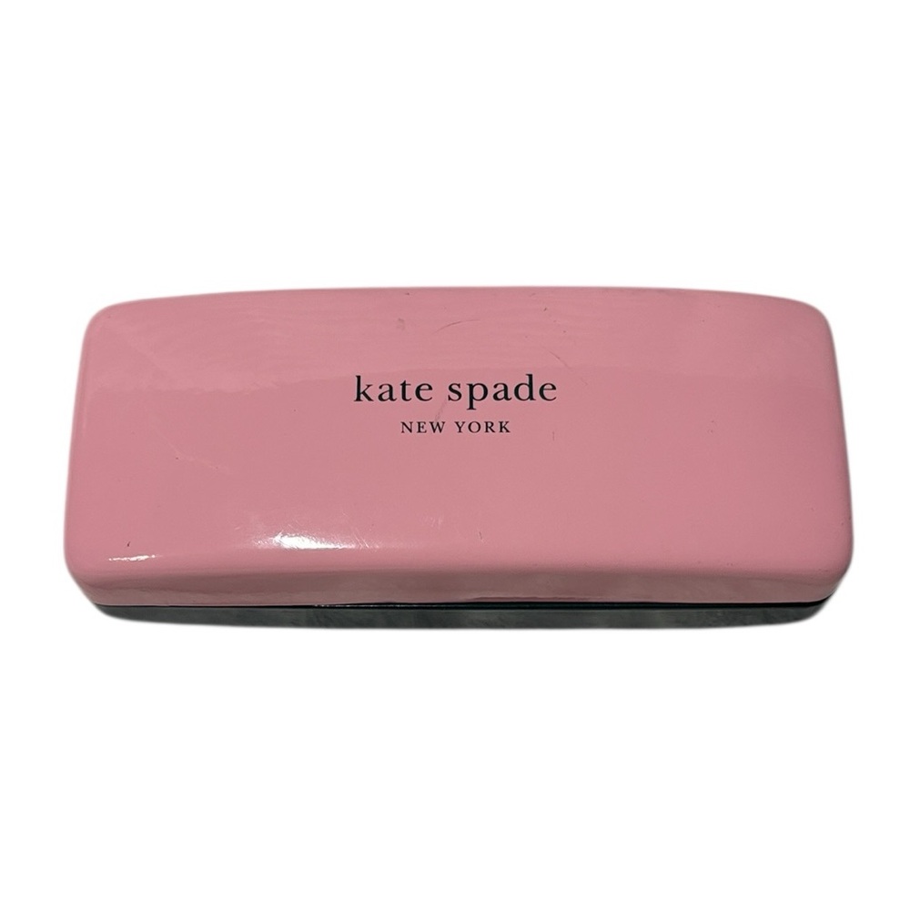 Kate Spade Pink Green Glasses Case